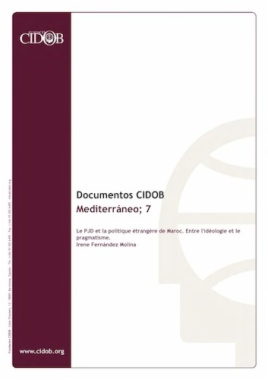 Documentos CIDOB Mediterráneo y Oriente Medio, n.º 7